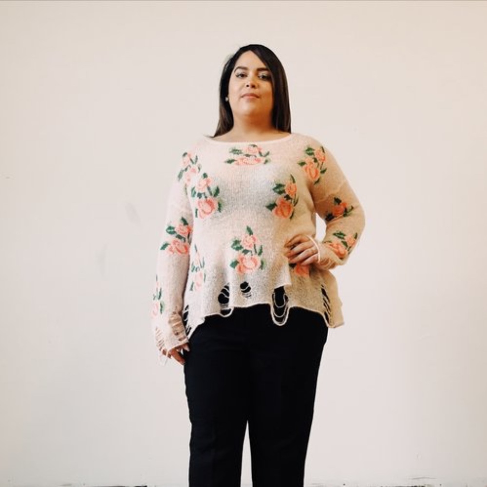 Wildfox Distressed Sweater